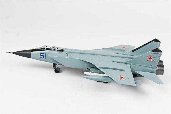 QD070 1/72 Ölçek, MIG-31 BS Foxhound Sergilemeye Hazır Plastik Uçak Maketi