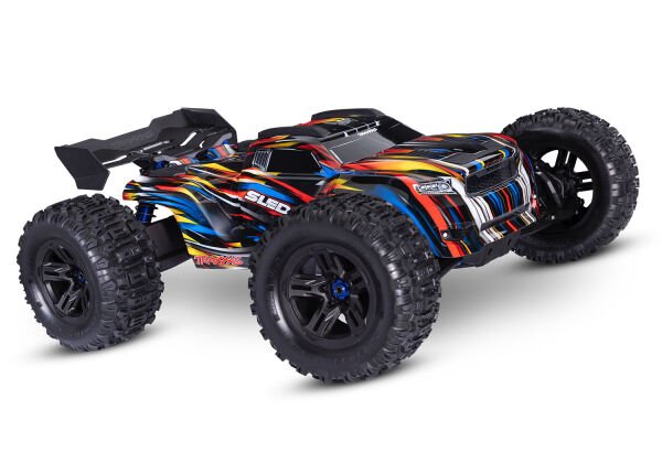 Traxxas Sledge Belted 1/8 6s VXL V2 Mavi