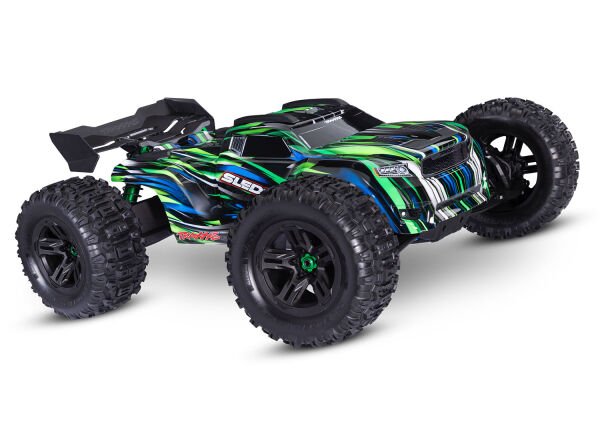 Traxxas Sledge Belted 1/8 6s VXL V2 Yeşil