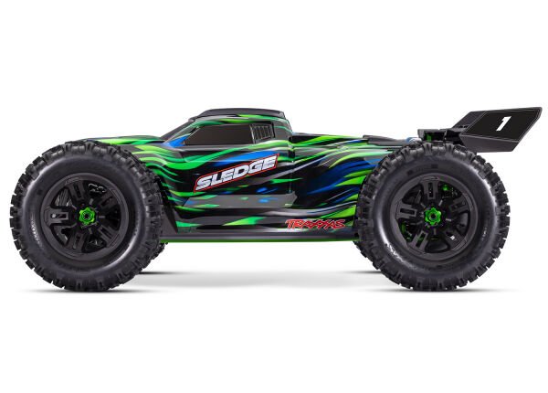 Traxxas Sledge Belted 1/8 6s VXL V2 Yeşil