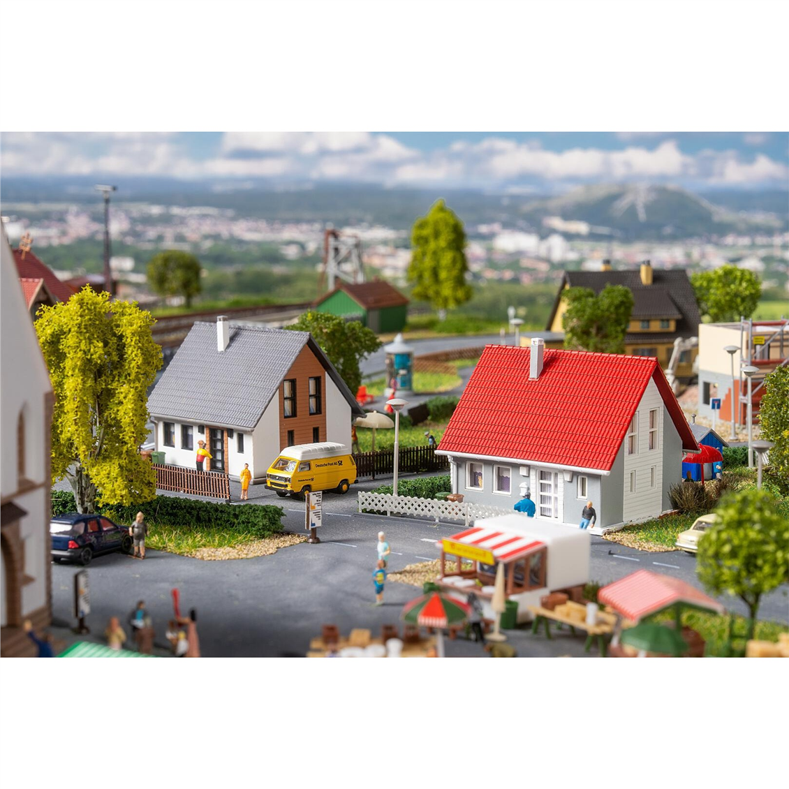 Faller 232148 1/160 Ölçek, Müstakil Ev, 2 Adet, Plastik Model Kiti