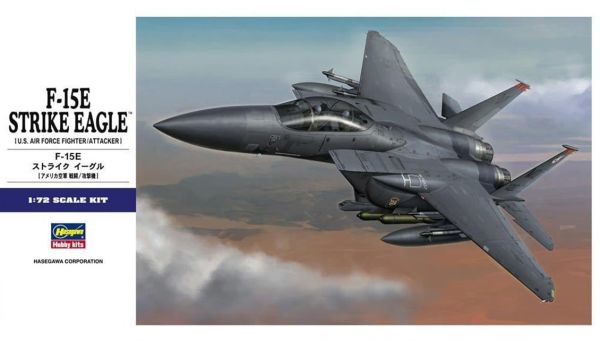 Hasegawa E39 1569 1/72 Ölçek, F-15E Strike Eagle, Savaş Uçağı, Plastik Model kiti