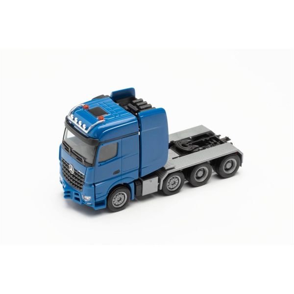 Herpa 307734-005 1/87 Ölçek, Mercedes-Benz Arocs SLT Çekici, Mavi, Sergilemeye Hazır Model Araç