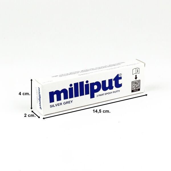 Milliput 05 Gümüş-Gri Tip, Çift Bileşenli Epoksi Putty Macun - 2x56=112 Gram