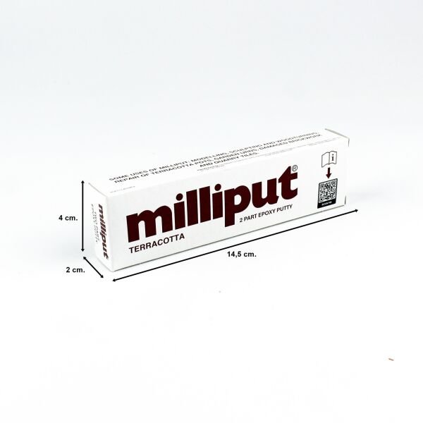 Milliput 04 Terracota Kahverengi Tip, Çift Bileşenli Epoksi Putty Macun - 2x56=112 Gram