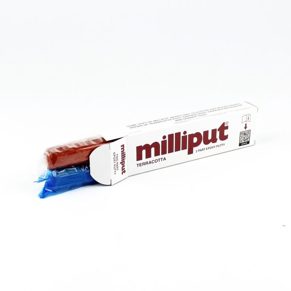 Milliput 04 Terracota Kahverengi Tip, Çift Bileşenli Epoksi Putty Macun - 2x56=112 Gram