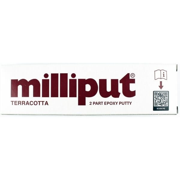 Milliput 04 Terracota Kahverengi Tip, Çift Bileşenli Epoksi Putty Macun - 2x56=112 Gram