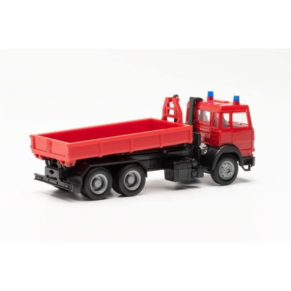 Herpa 097178 1/87 Ölçek, Magirus Damperli İtfaiye Kamyonu, Sergilemeye Hazır Model Araç