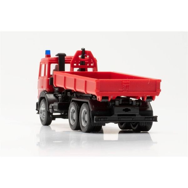 Herpa 097178 1/87 Ölçek, Magirus Damperli İtfaiye Kamyonu, Sergilemeye Hazır Model Araç