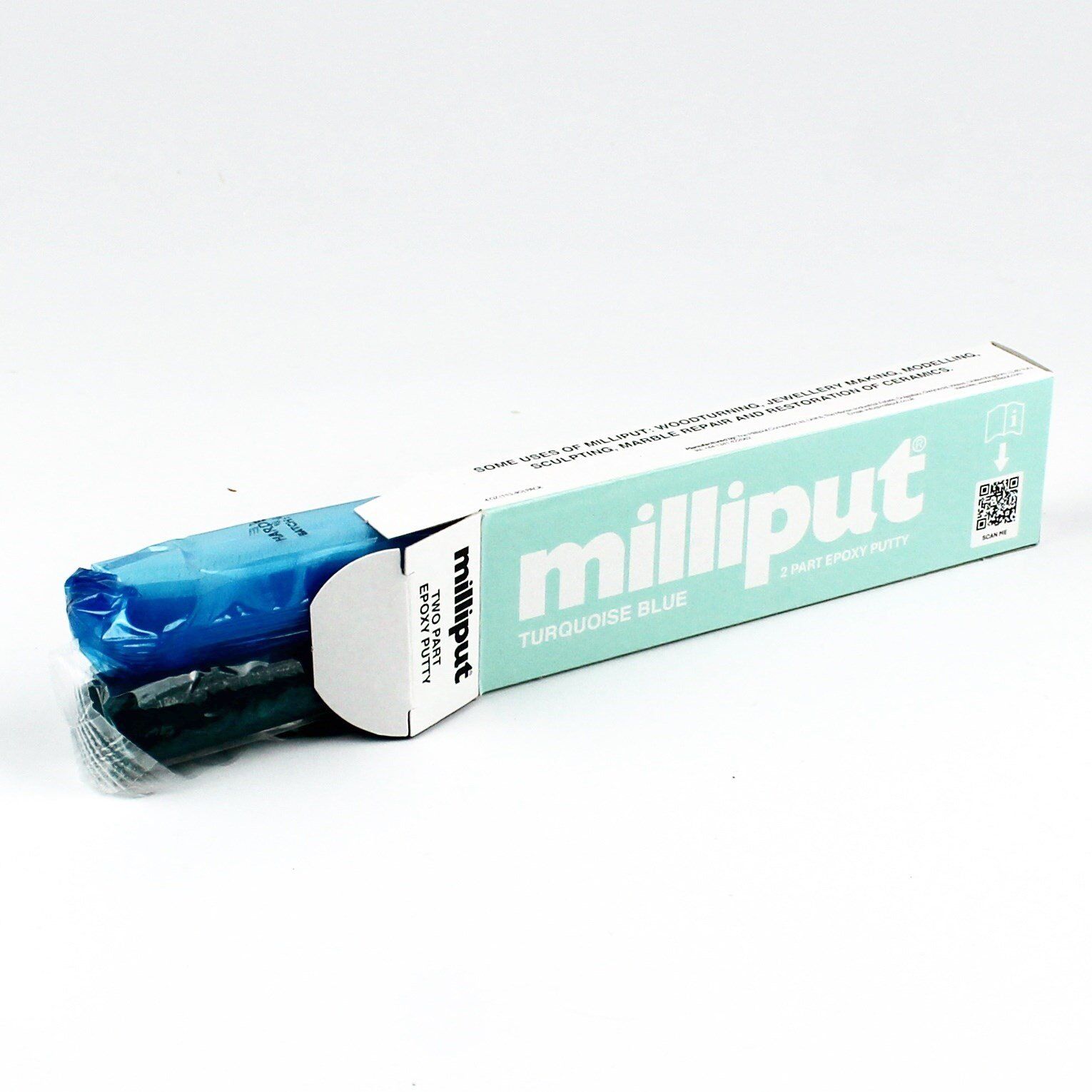 Milliput 06 Turquoise Tip, Çift Bileşenli Epoksi Putty Macun - 2x56=112 Gram
