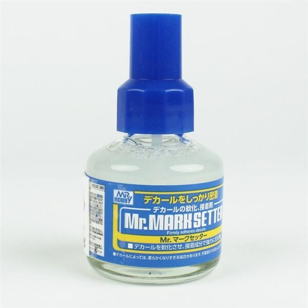 Mr.Hobby MS-232 40 ml.Mr.Mark Setter, Dekal Sabitleme Sıvısı