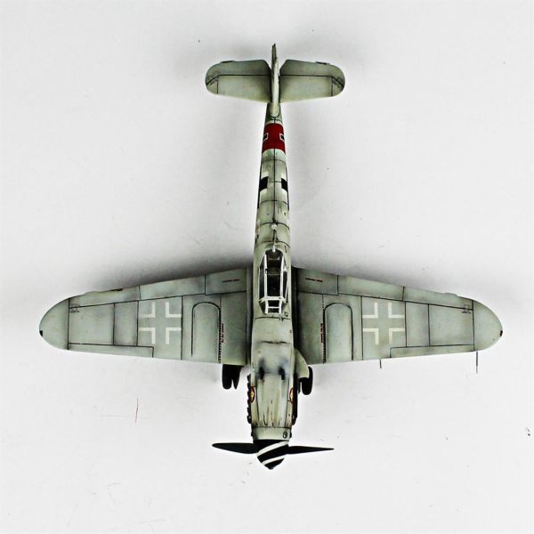 QD079 1/48 Ölçek, Messerschmitt Bf 109 G-10 Sergilemeye Hazır Plastik Uçak Maketi