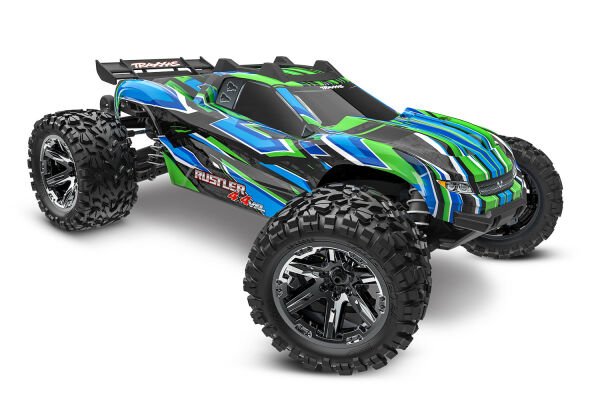 Traxxas Rustler 4x4 VXL V2 Yeşil