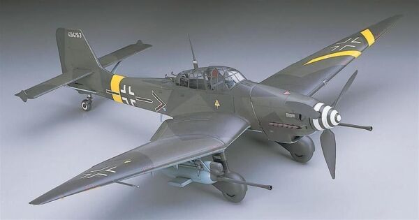 Hasegawa ST25 8075 1/32 Ölçek, Junkers Ju87G Stuka (Kanonenvogel), Savaş Uçağı, Plastik Model kiti