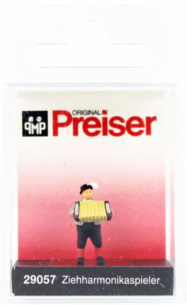 Preiser 29057 1/87 Ölçek, Akardeon Çalgıcısı, Boyanmış Plastik Figürü
