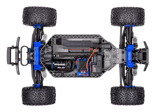 Traxxas Rustler 4x4 Brushless BL-2 Mavi