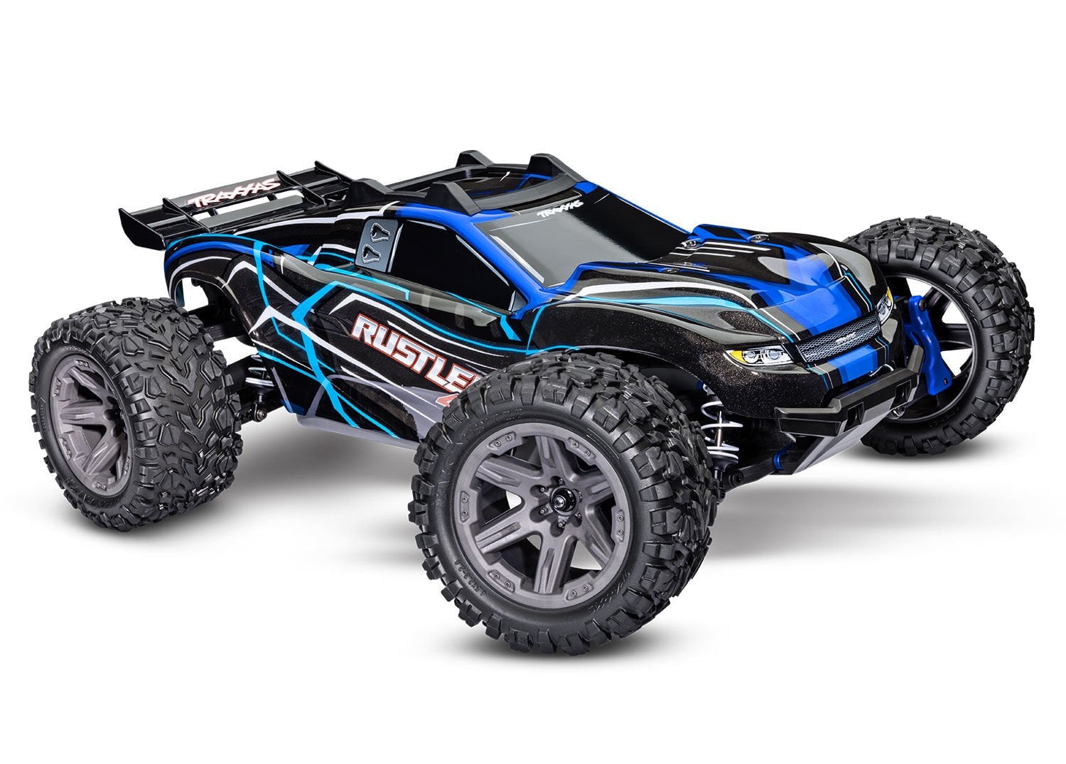 Traxxas Rustler 4x4 Brushless BL-2 Mavi