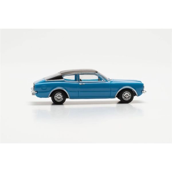 Herpa 023399-002 1/87 Ölçek, Ford Taunus Coupe, Sky Blue, Sergilemeye Hazır Model Araç