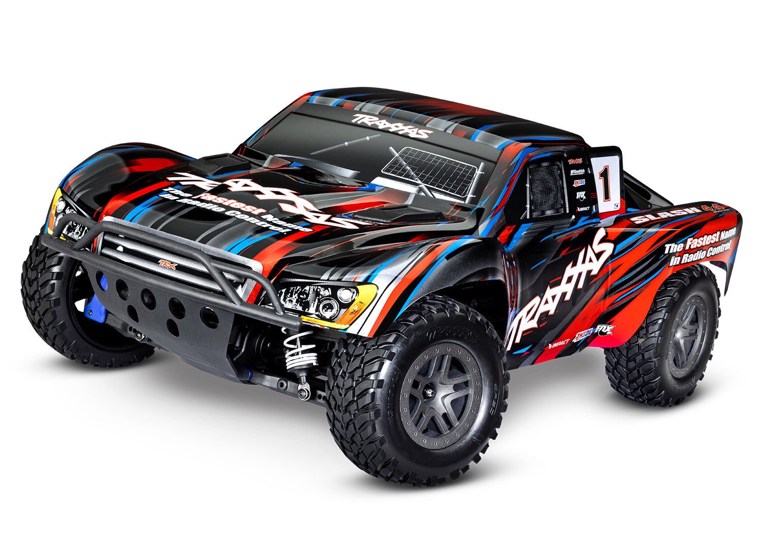 Traxxas Slash 4x4 BL-2S Brushless Kırmızı