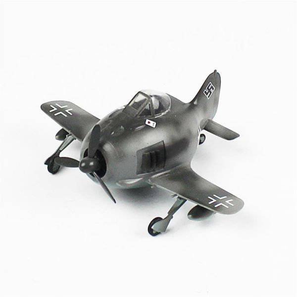 QD091 Egg Plane Focke-Wolf 190 A Sergilemeye Hazır Plastik Uçak Maketi