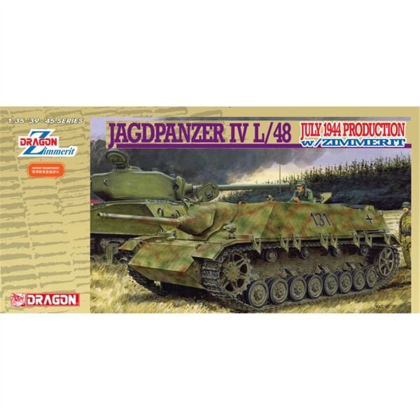Dragon 6369 1/35 Ölçek, Jagdpanzer IV L/48, 1944 Üretimi Tank Avcısı (Zimmerit kaplamalı), Plastik model Kiti