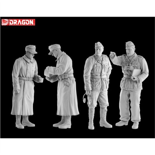 Dragon 6693 1/35 Ölçek, Alman Tank Ve Topçu Mürettebatı, Afrika Cephesi, Plastik Figür Kiti