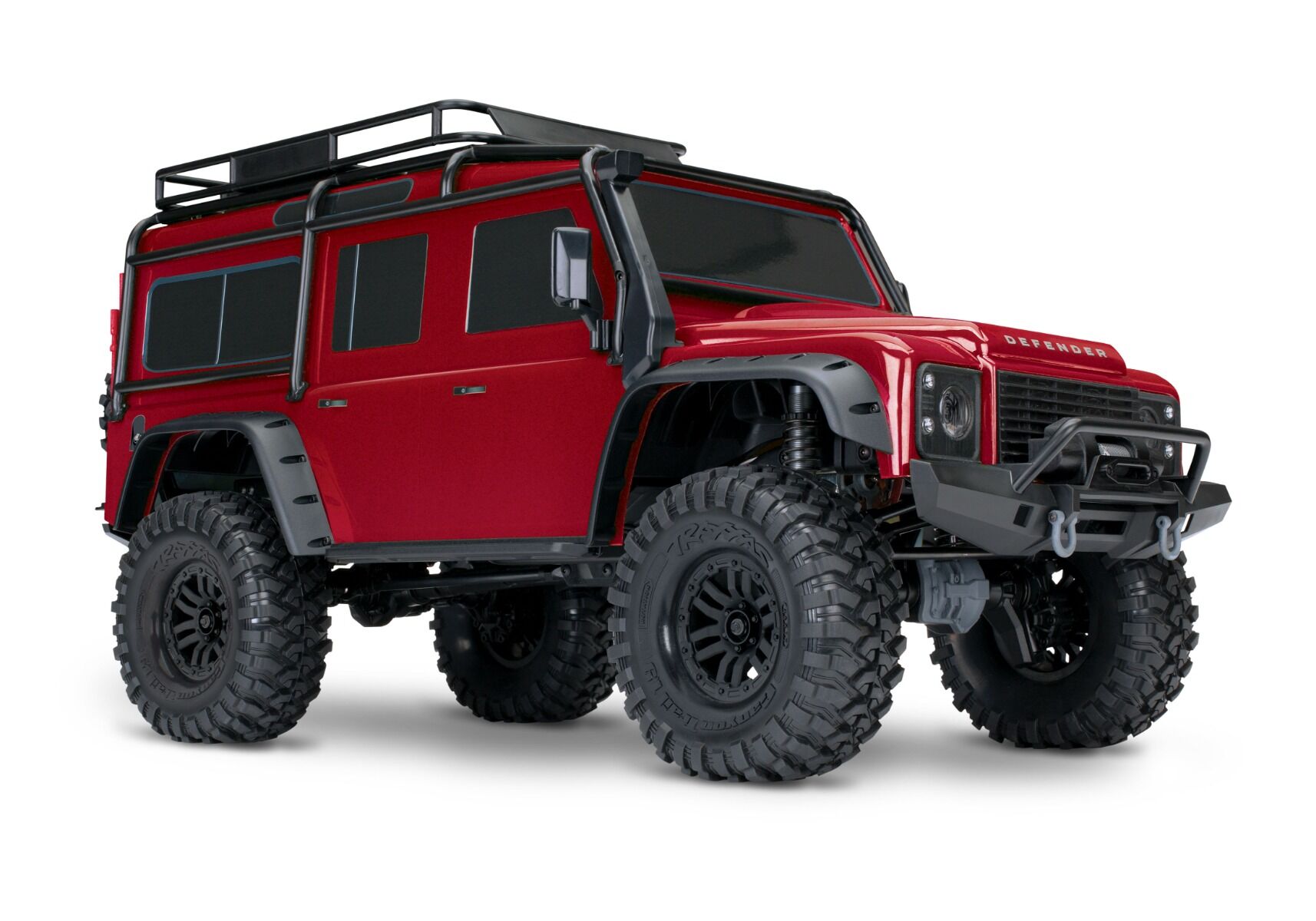 Traxxas TRX-4 Land Rover Defender V2 (Clipless Body) Kırmızı