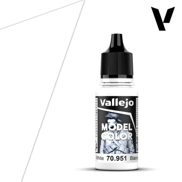 Vallejo 70951 18 ml. (1) White-Matt, Model Color Serisi Model Boyası