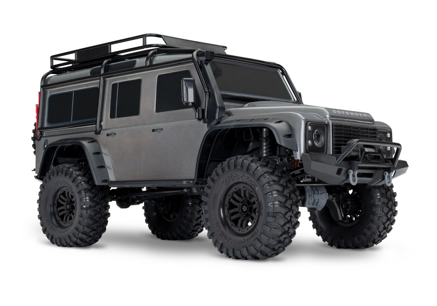 Traxxas TRX-4 Land Rover Defender V2 (Clipless Body) Gri