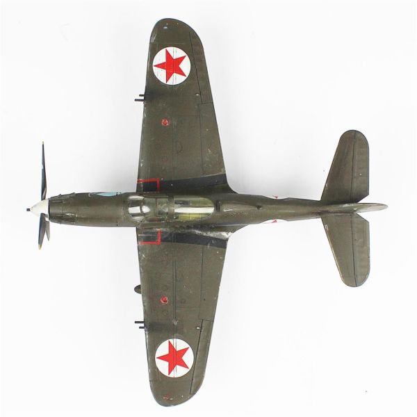 QD098 1/48 Ölçek, P-39A Aircobra Sergilemeye Hazır Plastik Uçak Maketi