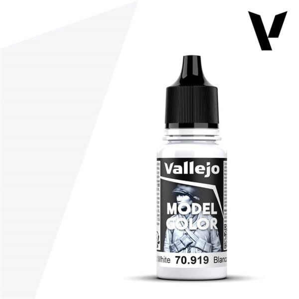 Vallejo 70919 18 ml. (2) Cold White-Matt, Model Color Serisi Model Boyası