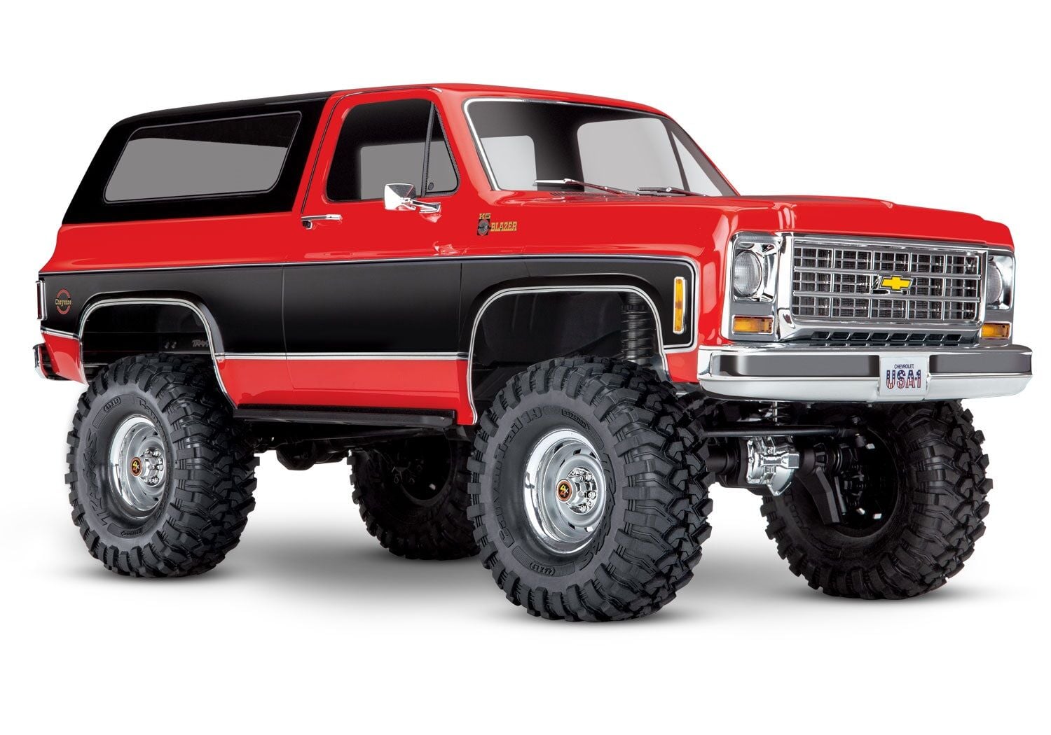 Traxxas TRX-4 1979 Chevrolet K5 Blazer Trail Crawler Kırmızı
