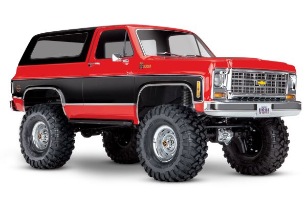 Traxxas TRX-4 1979 Chevrolet K5 Blazer Trail Crawler Kırmızı