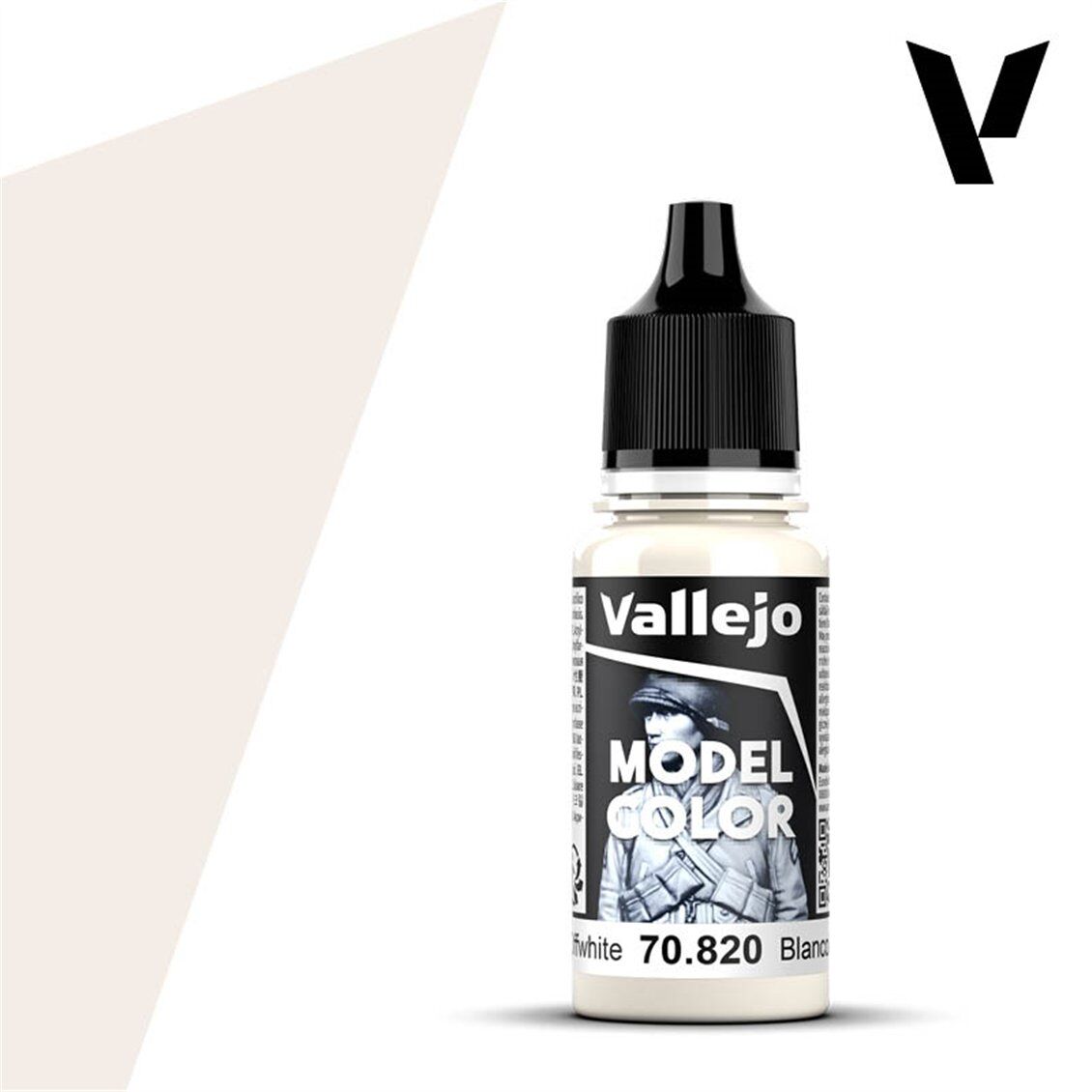 Vallejo 70820 18 ml. (3) Offwhite-Matt, Model Color Serisi Model Boyası