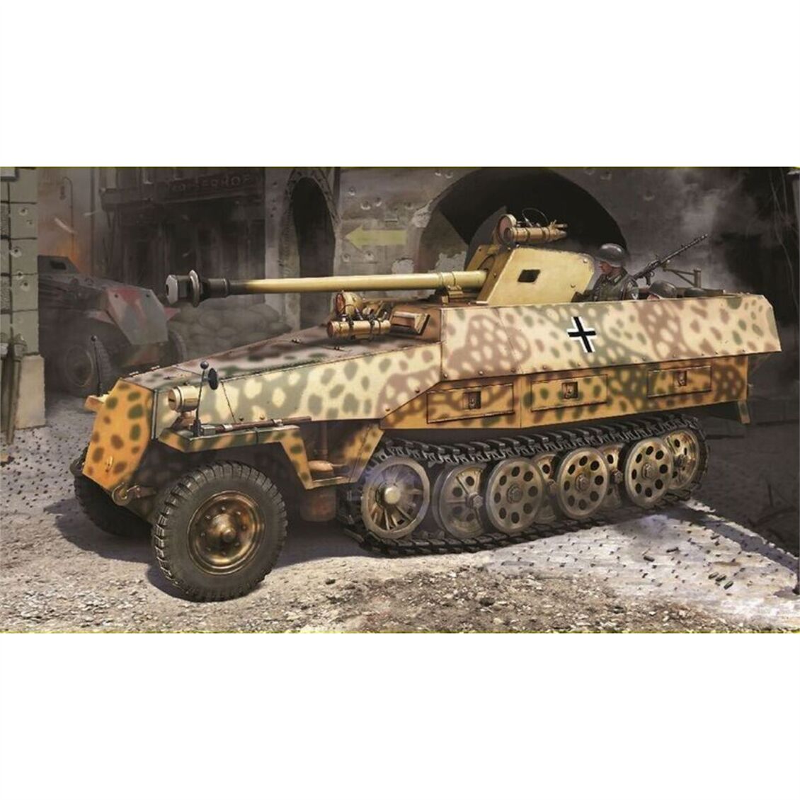 Dragon 6994 1/35 Ölçek, Sd.Kfz.251/22 Alman Yarı Paletli, PAK 40 Toplu, Gece Görüşlü, Piyade Taşıyıcı Plastik Model Kiti