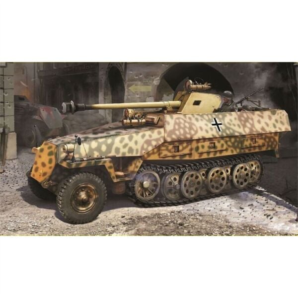 Dragon 6994 1/35 Ölçek, Sd.Kfz.251/22 Alman Yarı Paletli, PAK 40 Toplu, Gece Görüşlü, Piyade Taşıyıcı Plastik Model Kiti