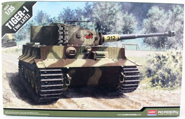 Academy 13314 1/35 Ölçek, Tiger-I Geç Dönem Tankı, Plastik Model kiti