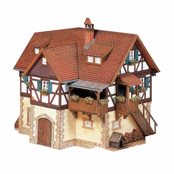 Faller 130266 1/87 Ölçek, Yarı Ahşap Ev, Plastik Model Kiti