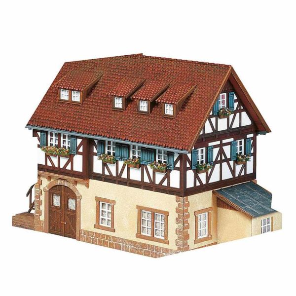 Faller 130266 1/87 Ölçek, Yarı Ahşap Ev, Plastik Model Kiti