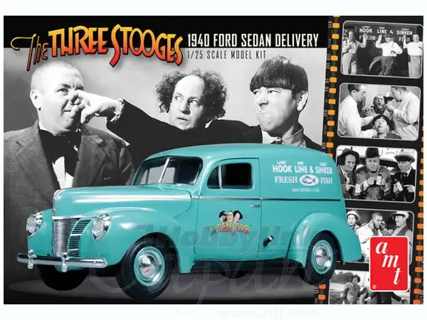 3 STOOGES 1940 FORD SEDAN DELIVERY 1/25