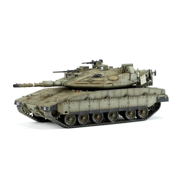 Meng 72-006 1/72 Ölçek, İsrail Merkava Mk.4M Ana Muharebe Tankı ve Trophy Active Protection System, Plastik Model Kiti