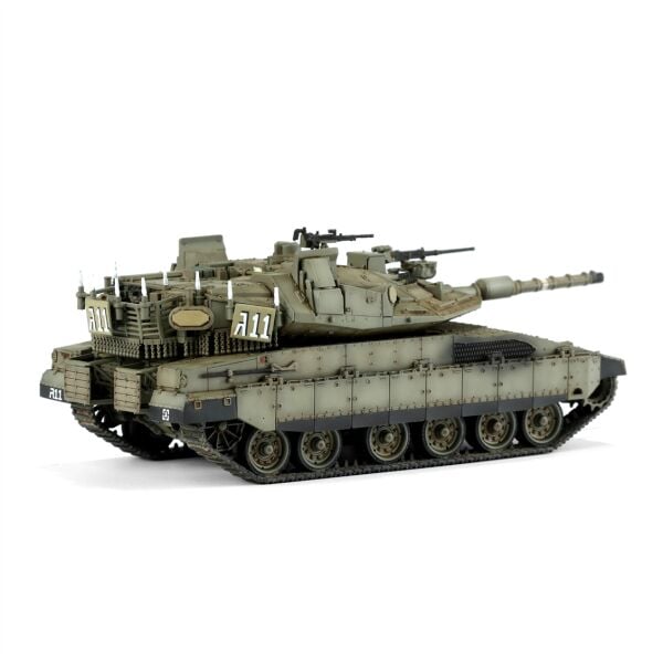 Meng 72-006 1/72 Ölçek, İsrail Merkava Mk.4M Ana Muharebe Tankı ve Trophy Active Protection System, Plastik Model Kiti
