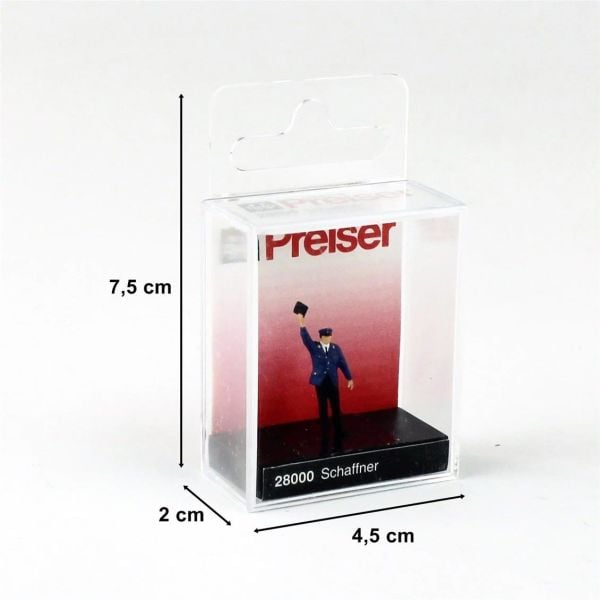 Preiser 28000 1/87 Ölçek, Kondüktör, Boyanmış Plastik Figürü