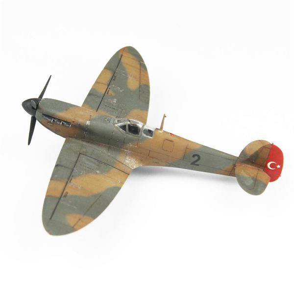 QD109 1/72 Ölçek, Spitfire Mk.I Sergilemeye Hazır Plastik Uçak Maketi
