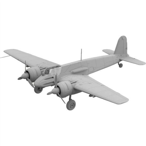 Takom 48001 1/48 Ölçek, Henschel Hs 129 B-2 (İç Detaylı) ve Şeffaf Parçalar, Savaş Uçağı Plastik Model Kiti