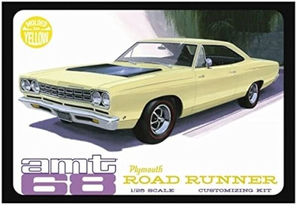 1968 PLYMOUTH ROADRUNNER. YELLOW 1/25