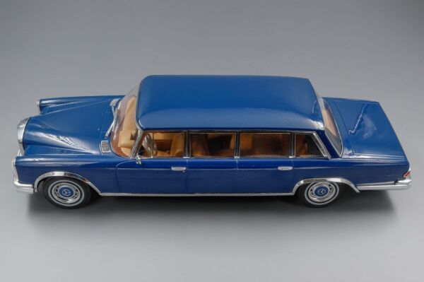 Mcg 18189 1/18 Ölçek, Mercedes Benz 600 LİMOUSİNE, Dark Blue, Sergilemeye Hazır Metal Araba Modeli