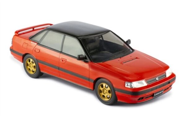Ixo 864 1/18 Ölçek, Subaru Legacy RS 1991, Red-Blac k, Sergilemeye Hazır Metal Araba Modeli