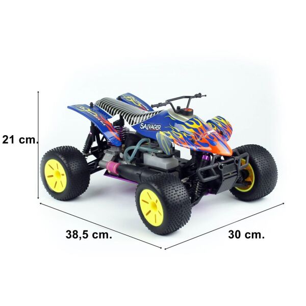 Himoto 4111 1/10 Ölçek, Monster ATV 4WD Off-Road, Nitrolu Motorlu, 2.4 Ghz. Uzaktan Kumandalı Model Araç