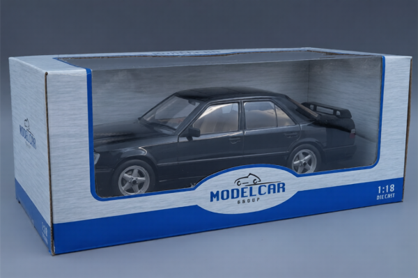 Mcg 18341 1/18 Ölçek, Mercedes Benz W124, Tuning-Black Metallik, Sergilemeye Hazır Metal Araba Modeli